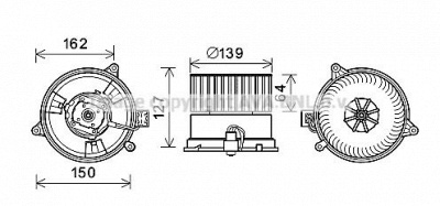 AVA QUALITY COOLING fd8576 -  Электродвигатель, вентиляция салона
